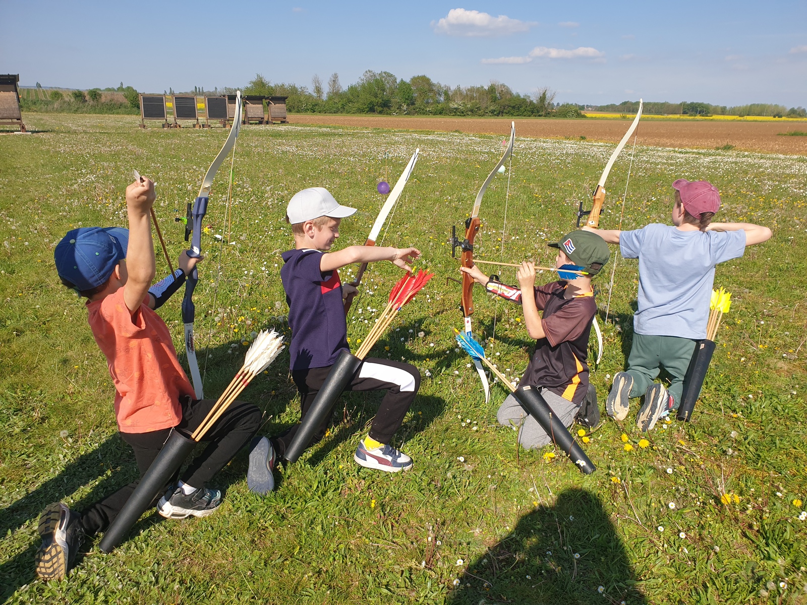 Le printemps au Meursault Archers Club... c'est actif, sportif et fun !
